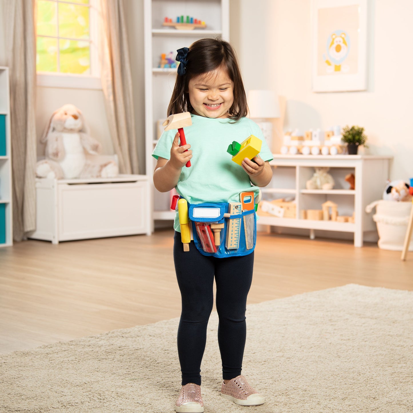 Melissa and Doug Deluxe Tool Belt Set - Premium for Kids in Qatar | Toysaro.com