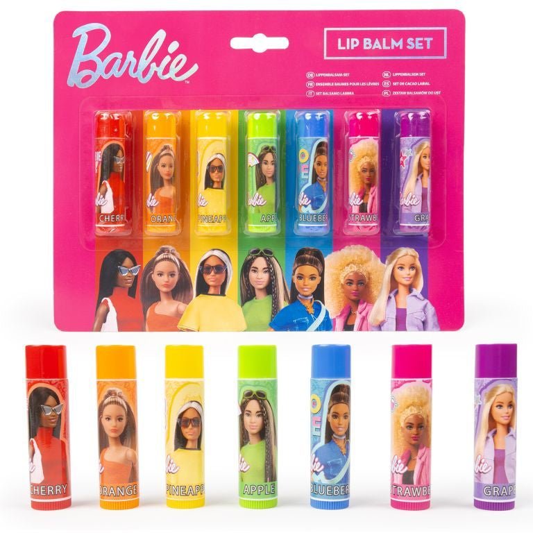 RMS UK BARBIE CORE SET OF 7 LIP BALMS - Premium for Kids in Qatar | Toysaro.com
