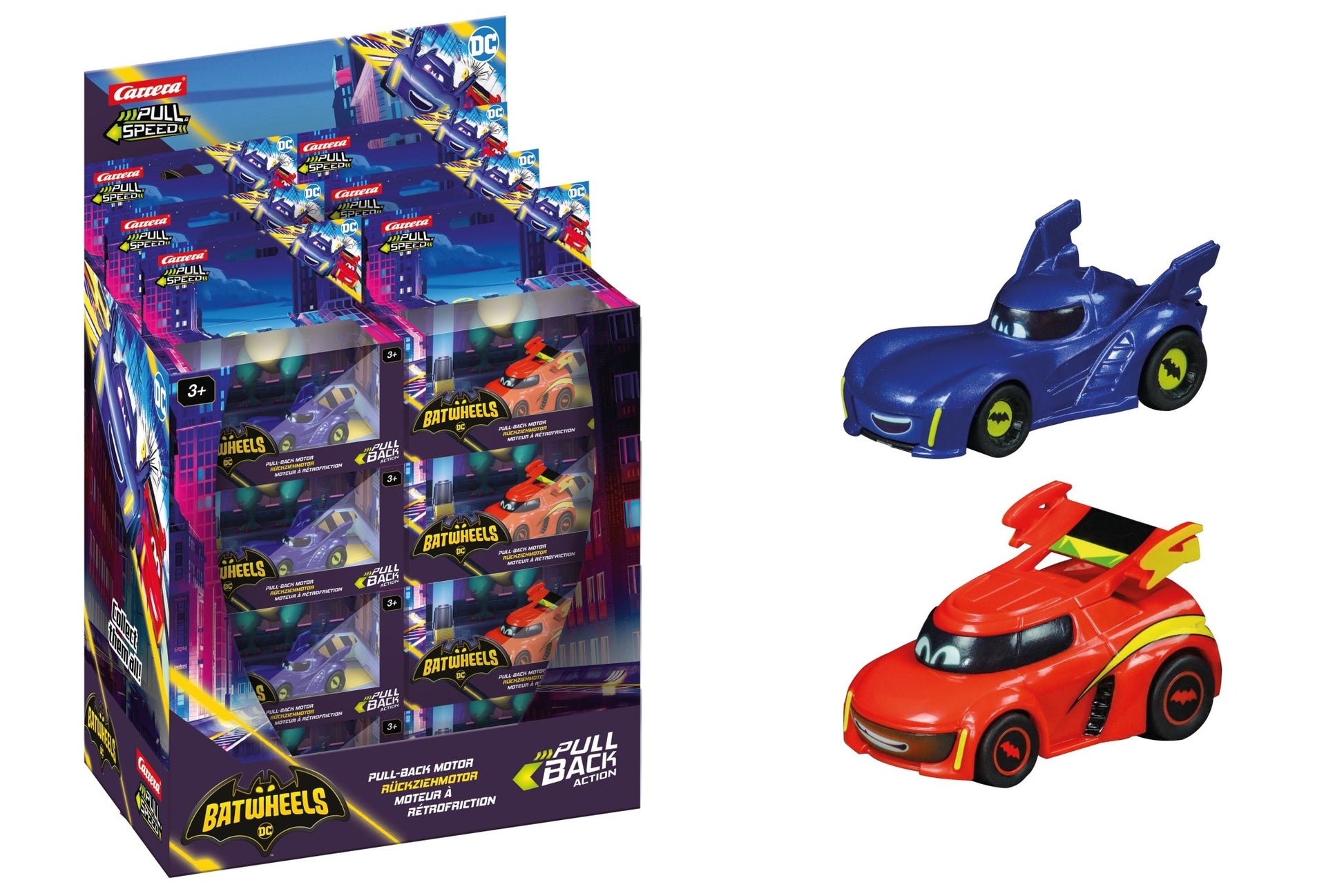 PULL N SPEED BATWHEELS ASSORTED 1:43 - Premium for Kids in Qatar | Toysaro.com