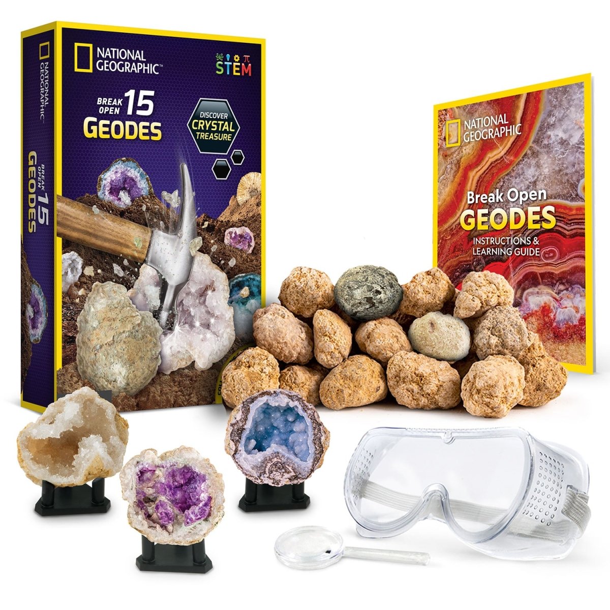NG BREAK OPEN 15 GEODES - Premium for Kids in Qatar | Toysaro.com