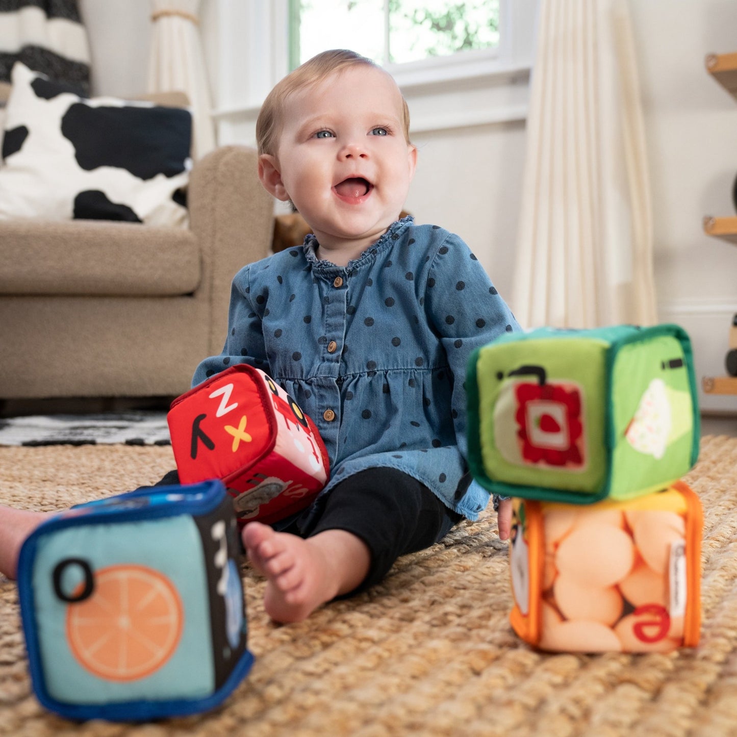 Baby Einstein™ Alpha Stacks™ Soft Blocks - Premium for Kids in Qatar | Toysaro.com
