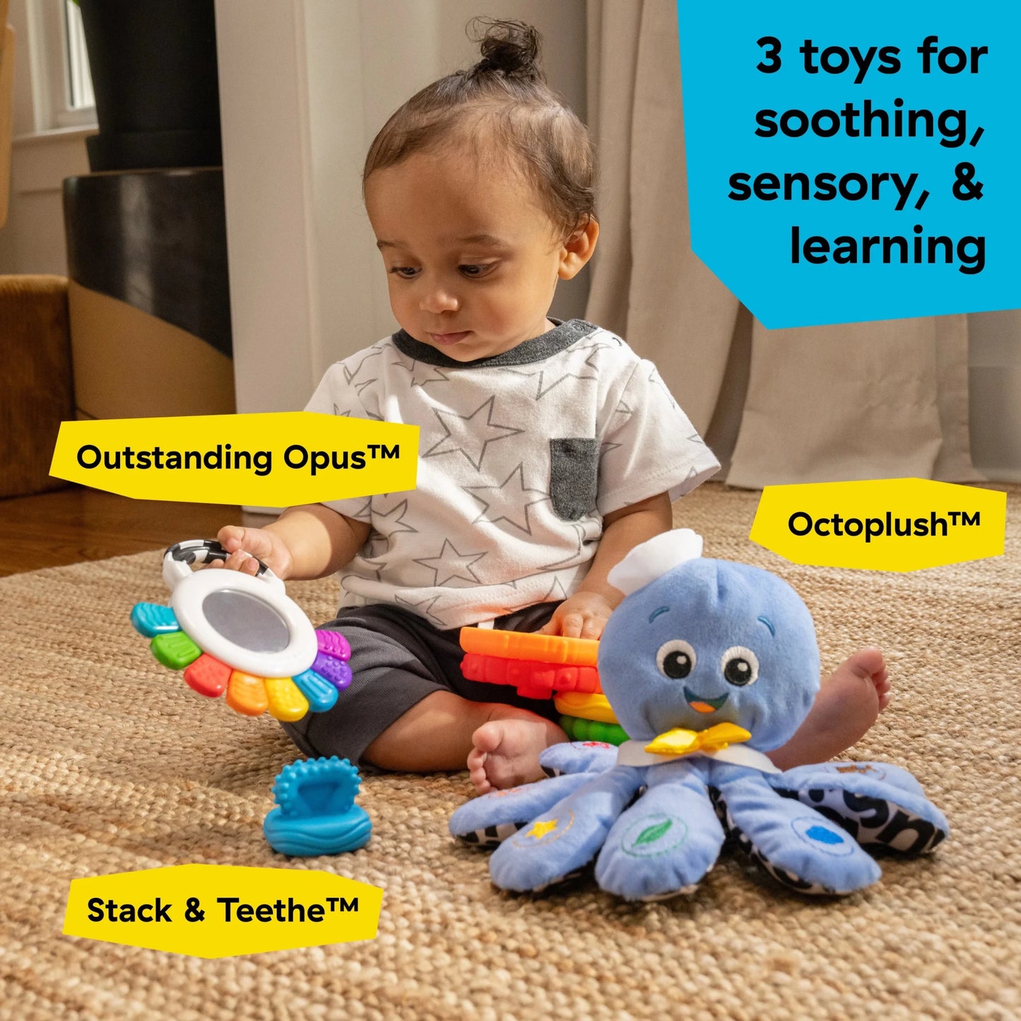 Baby Einstein™ Opus's Sea of Senses™ 3 - Piece Gift Set - Premium for Kids in Qatar | Toysaro.com