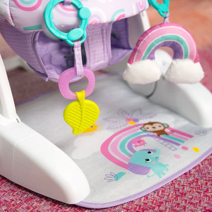Bright Starts Purple Paradise Learn - to - Sit 2 - Position Floor Seat - Premium for Kids in Qatar | Toysaro.com