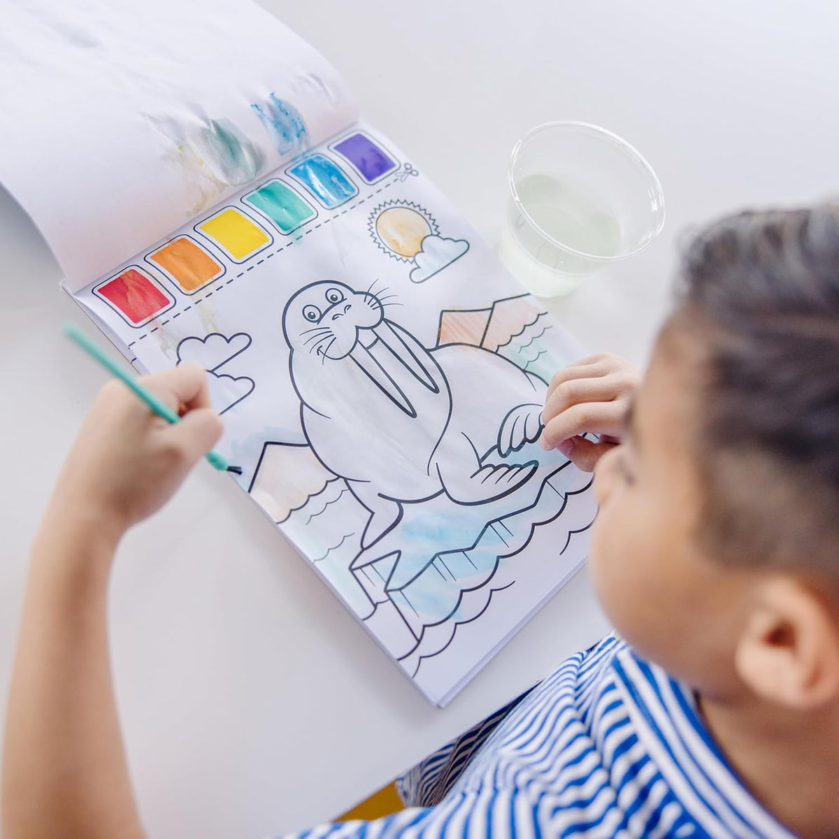 Melissa and Doug Paint with Water - Ocean - Premium for Kids in Qatar | Toysaro.com
