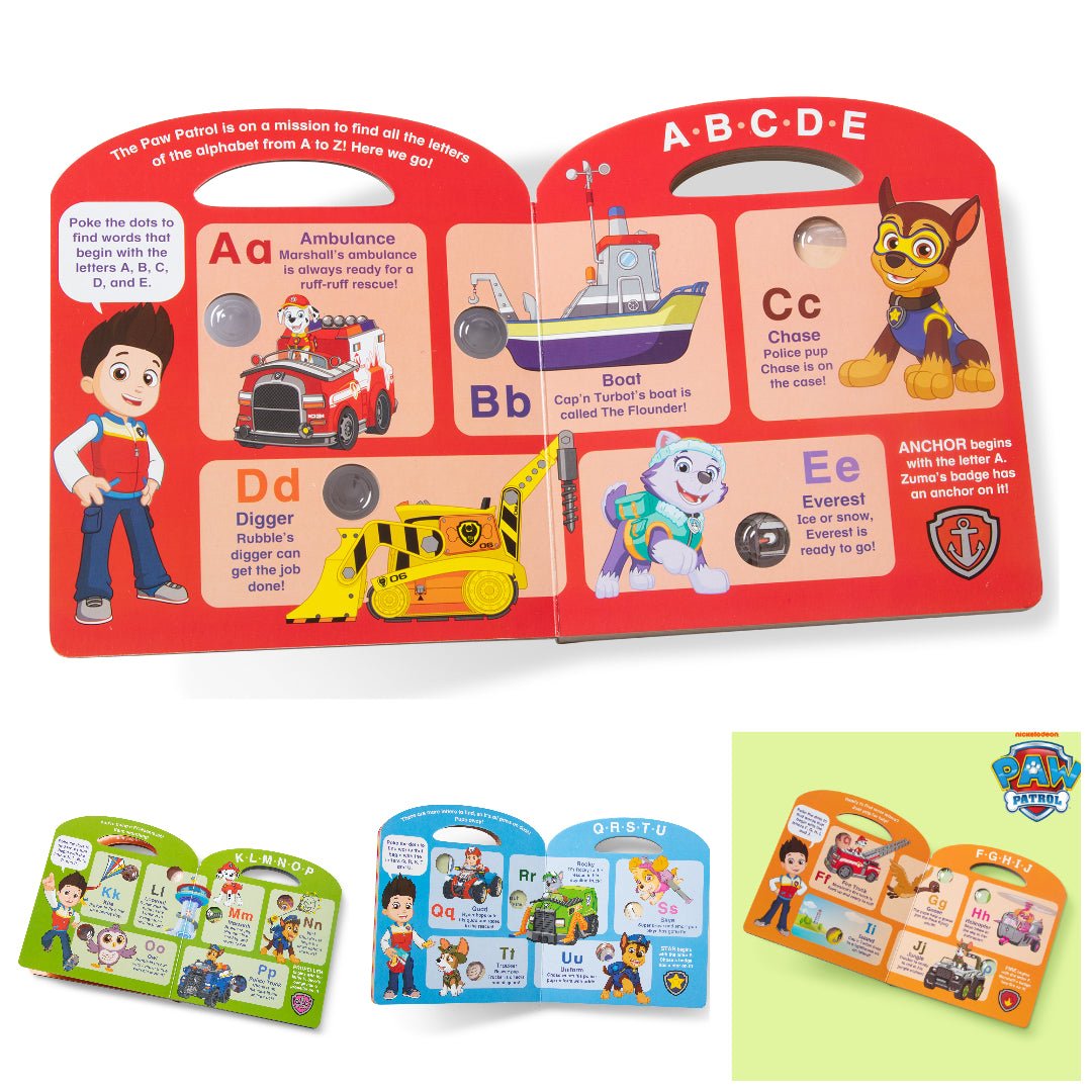 Melissa and Doug Paw Patrol Poke - A - Dot - Alphabet Adventure - Premium for Kids in Qatar | Toysaro.com
