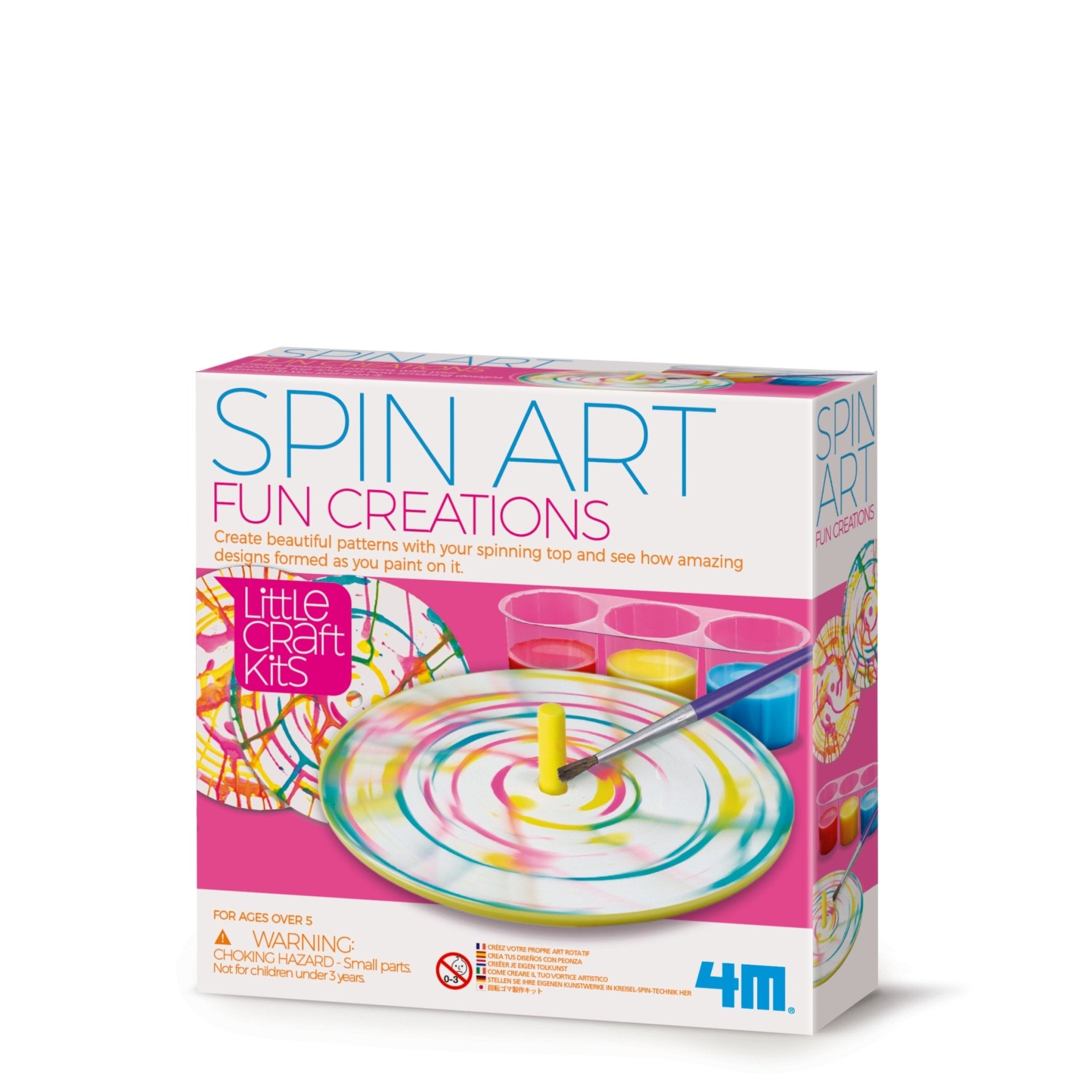 4M Little Craft / Spin Art Fun Creations - Premium for Kids in Qatar | Toysaro.com
