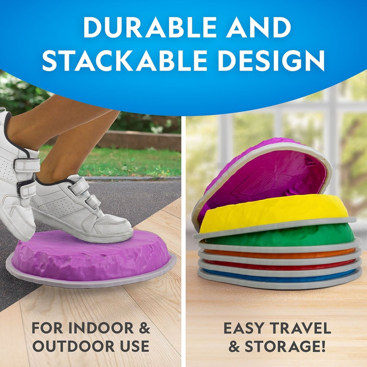 NG BALANCE STEPPING STONES - 7 PCS - Premium for Kids in Qatar | Toysaro.com