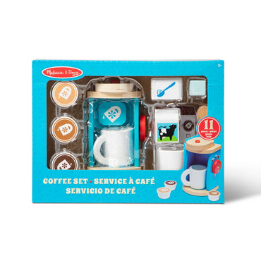 Melissa and Doug Wooden Brew & Serve Coffee Set - Premium for Kids in Qatar | Toysaro.com