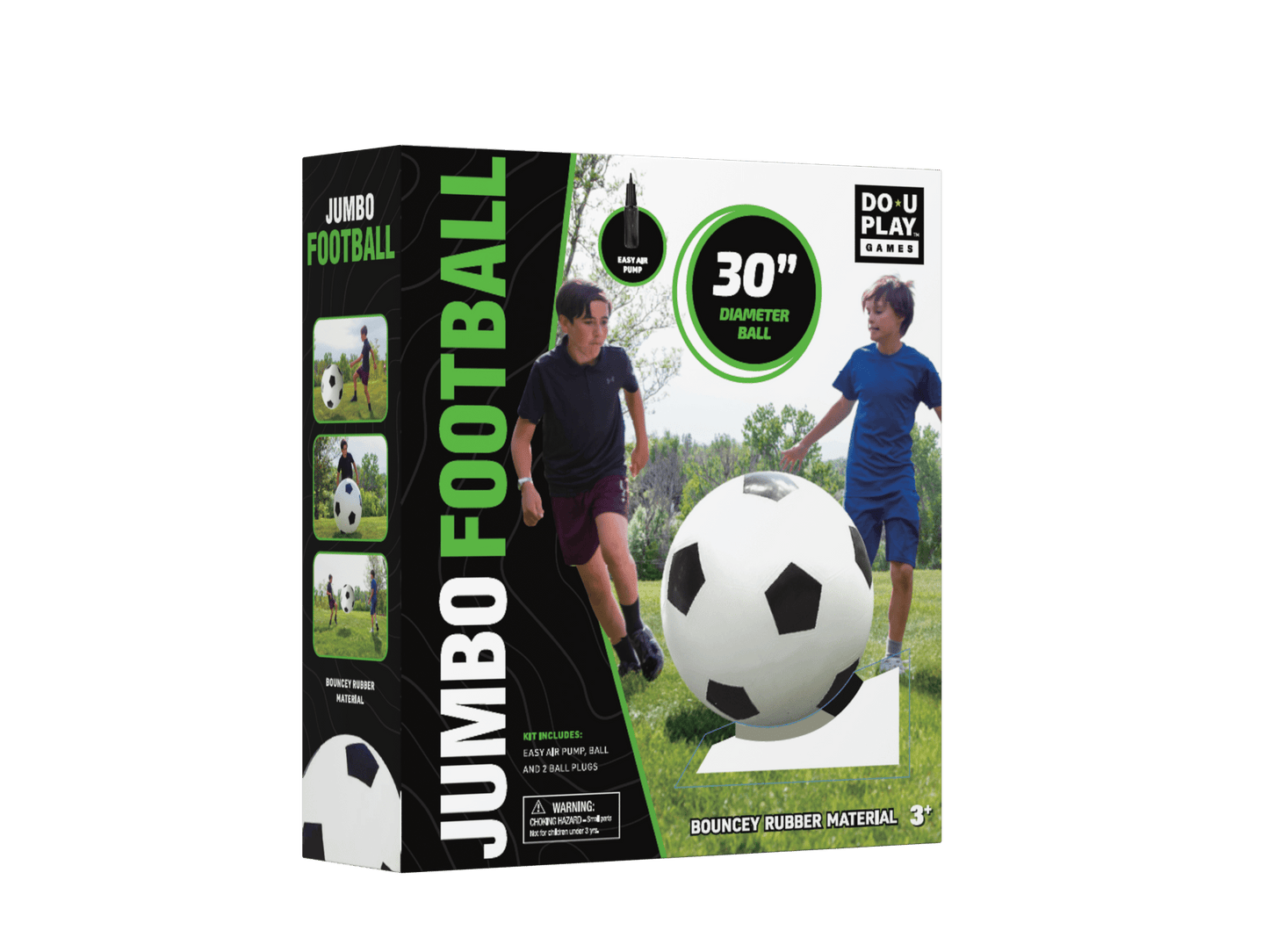 Hape 30" Jumbo & High Bounce Soccer Football w/ Air Pump - Premium for Kids in Qatar | Toysaro.com