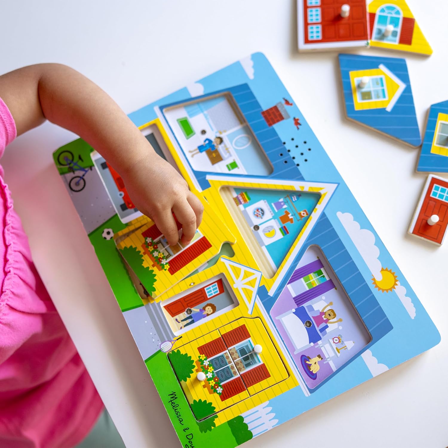 Melissa and Doug Around the House Sound Puzzle - Premium for Kids in Qatar | Toysaro.com