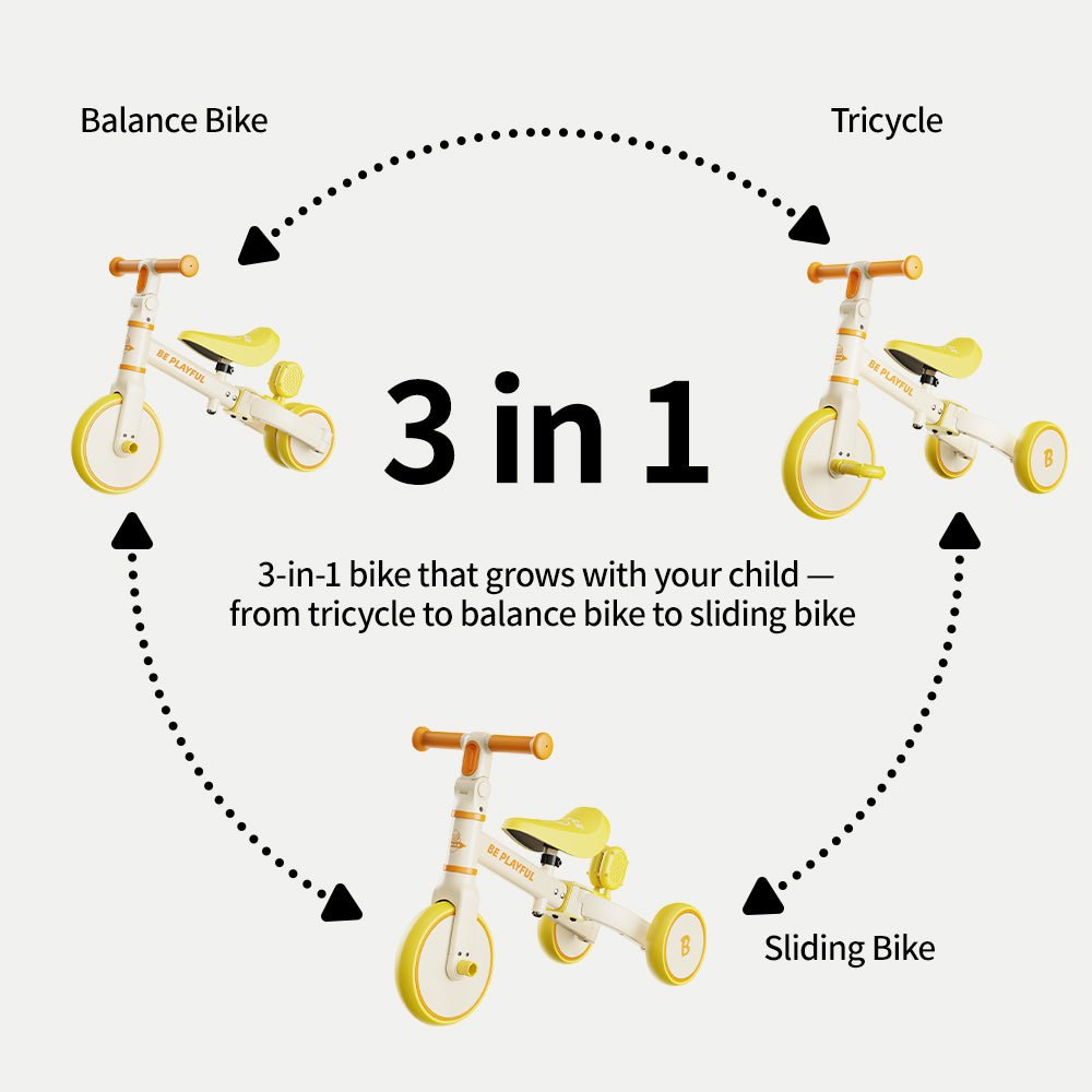 Tricycle and Balance Bike , 1033, White - Premium for Kids in Qatar | Toysaro.com