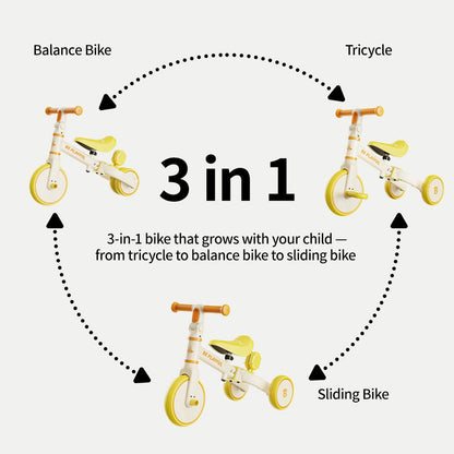 Tricycle and Balance Bike , 1033, White - Premium for Kids in Qatar | Toysaro.com