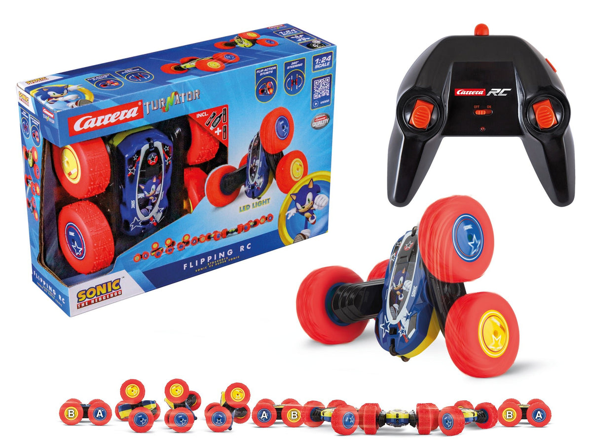 RC FLIPPING RC SONIC VS SUPER SONIC - Premium for Kids in Qatar | Toysaro.com
