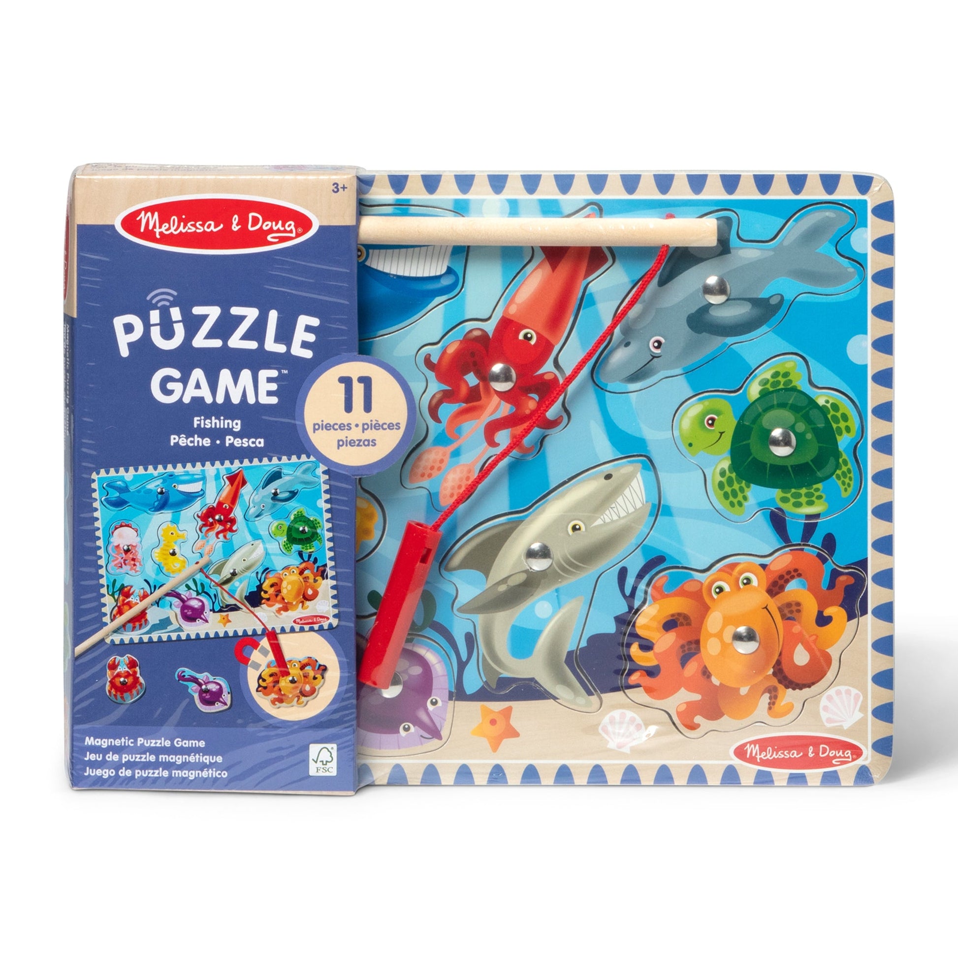 Melissa and Doug Fishing Magnetic Puzzle Game - Premium for Kids in Qatar | Toysaro.com