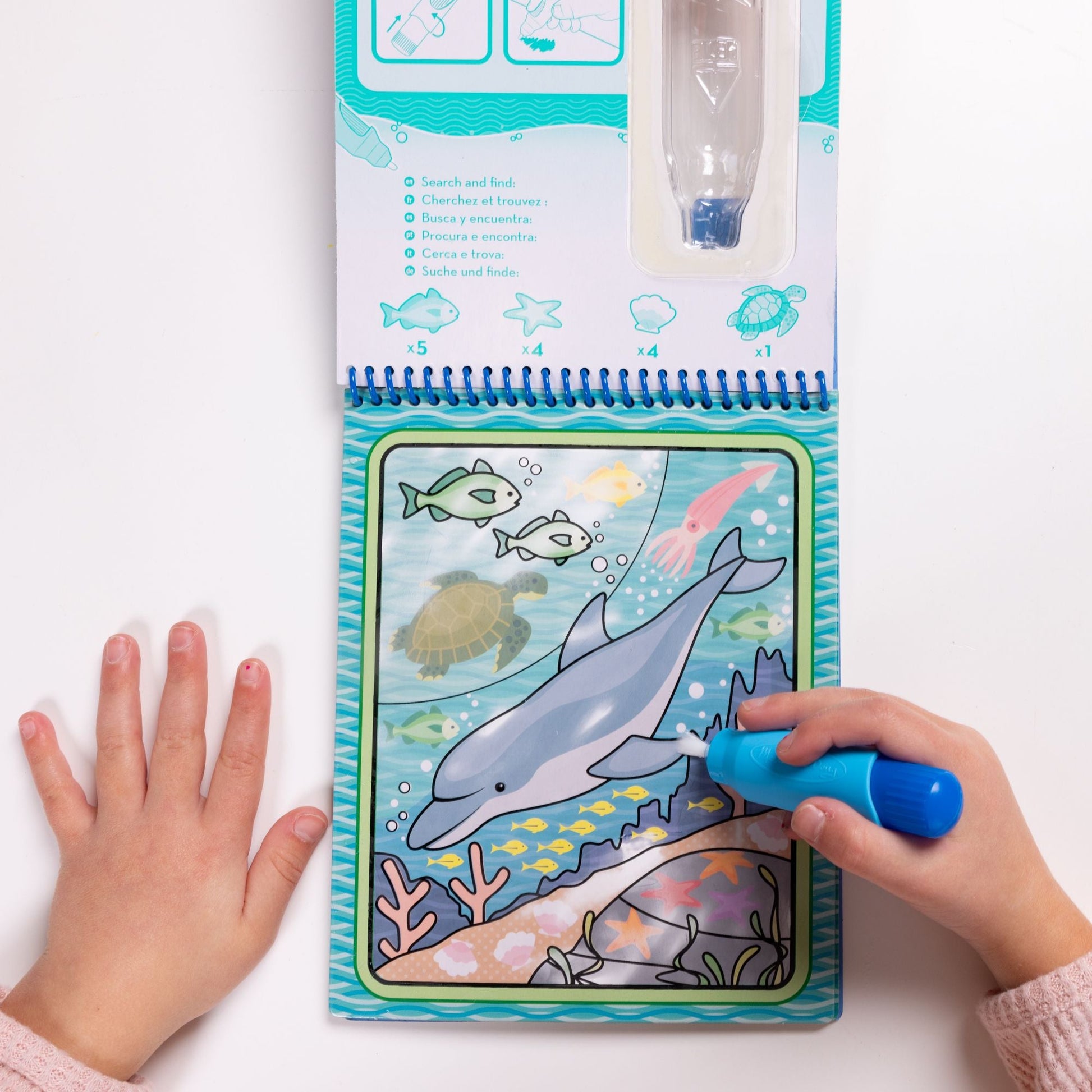 Melissa and Doug Water Wow - Under The Sea Water Reveal Pad - Premium for Kids in Qatar | Toysaro.com