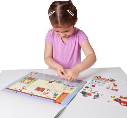 Melissa and Doug Reusable Sticker Pad - My Town - Premium for Kids in Qatar | Toysaro.com