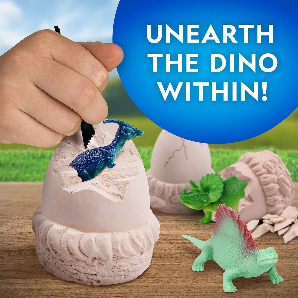 NG DINOSAUR EGG DIG KIT - 12 PCS - Premium for Kids in Qatar | Toysaro.com