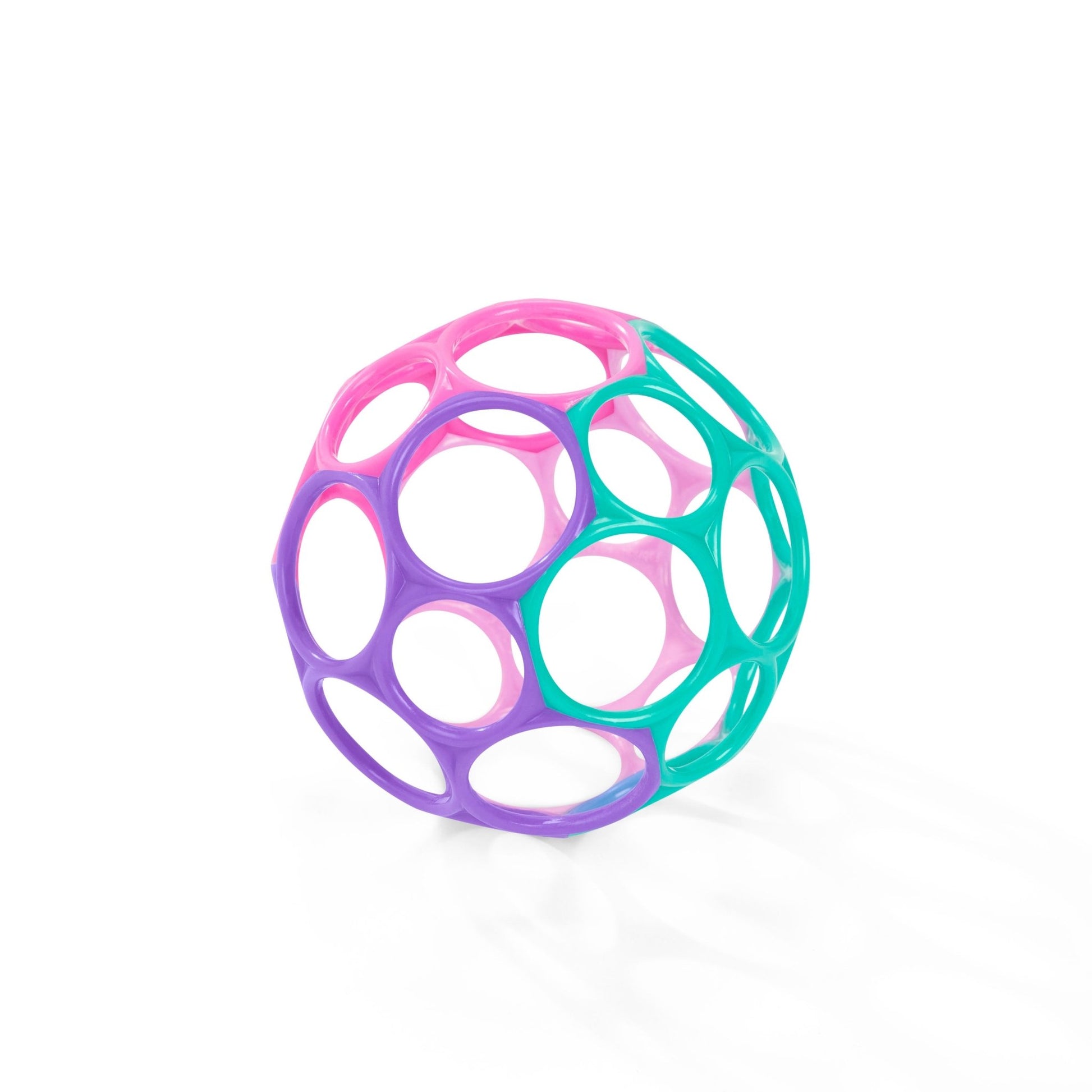 Bright Starts™Oball Classic™ Easy - Grasp Toy - Pink/Purple - Premium for Kids in Qatar | Toysaro.com