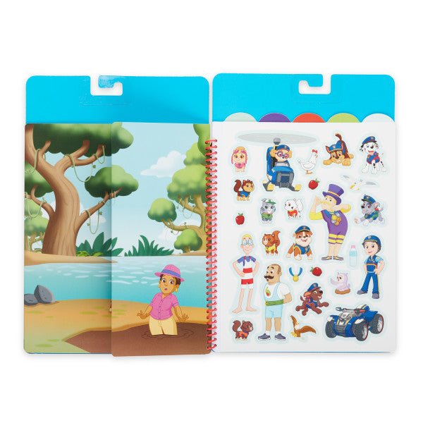 Melissa and Doug Paw Patrol Restickable Stickers Flip - Flap Pad - Ultimate Rescue - Premium for Kids in Qatar | Toysaro.com