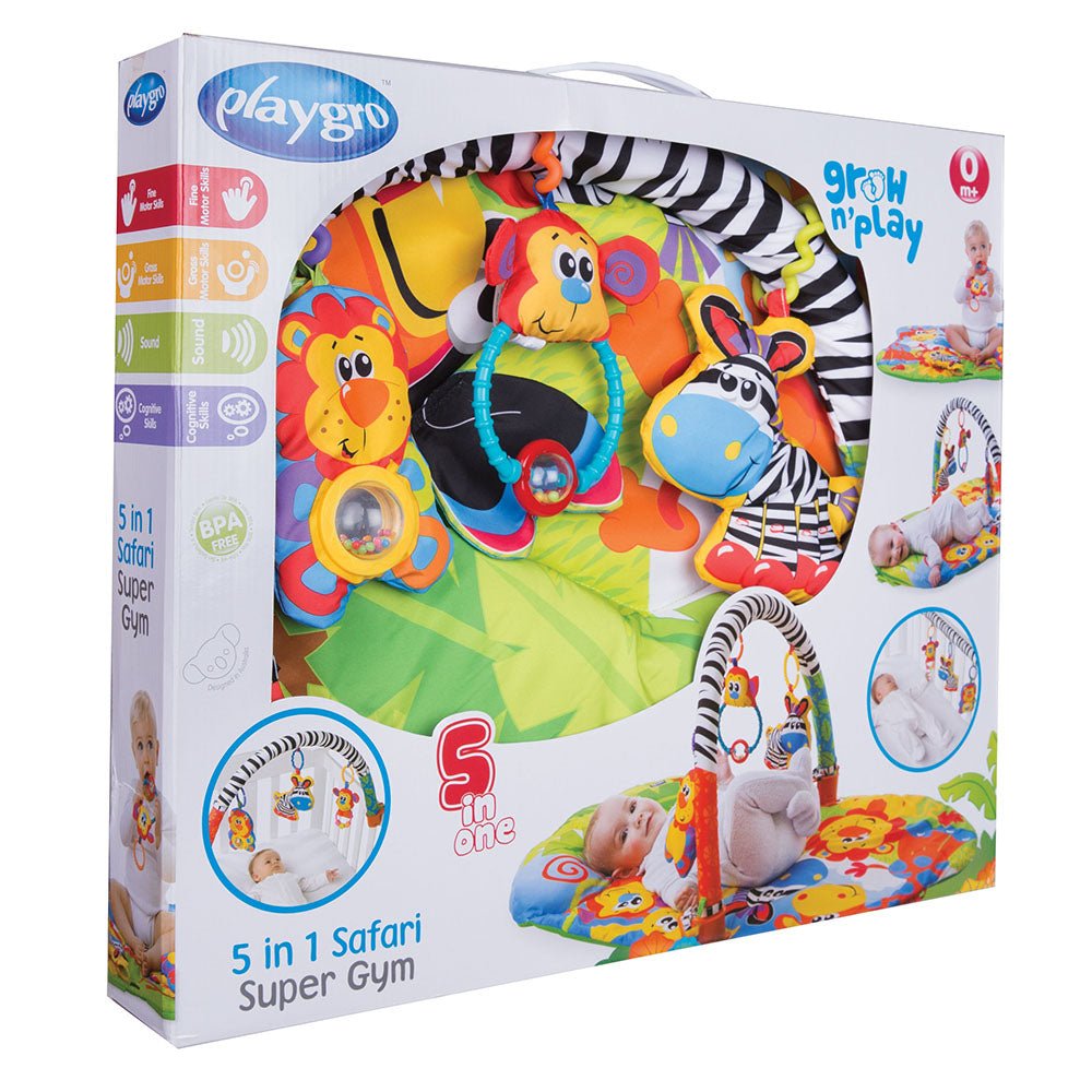 playgro 5 in 1 Safari Gym - Premium for Kids in Qatar | Toysaro.com