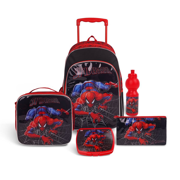 MARVEL SPIDER - MAN BLACK SPIDER WEB Backpacks 18" - Premium for Kids in Qatar | Toysaro.com