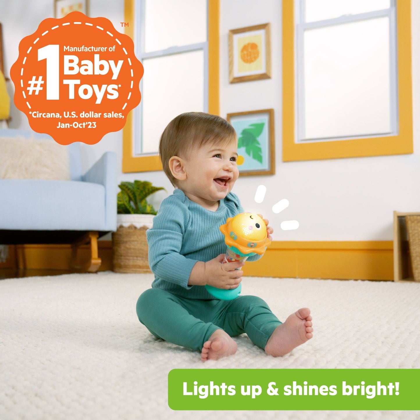 Bright Starts™ Just for Sun™ Flashlight Toy - Premium for Kids in Qatar | Toysaro.com