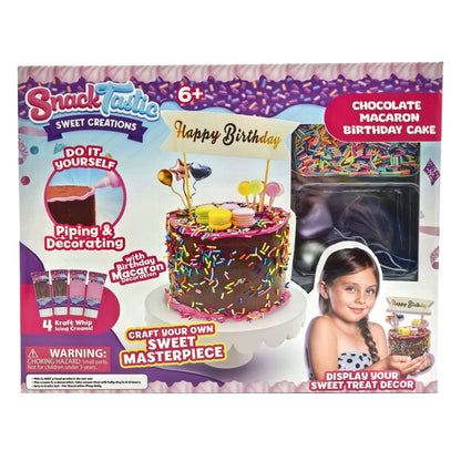 SNACK TASTIC - CHOCOLATE MACARON BIRTHDAY CAKE - Premium for Kids in Qatar | Toysaro.com