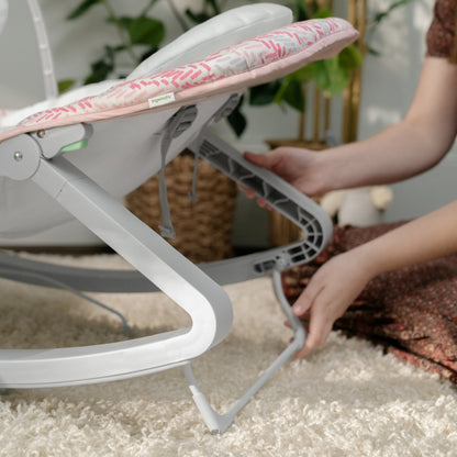 Ingenuity™ Keep Cozy™ 3 - in - 1 Grow with Me™ Bounce & Rock Seat - Lily™ - Premium for Kids in Qatar | Toysaro.com