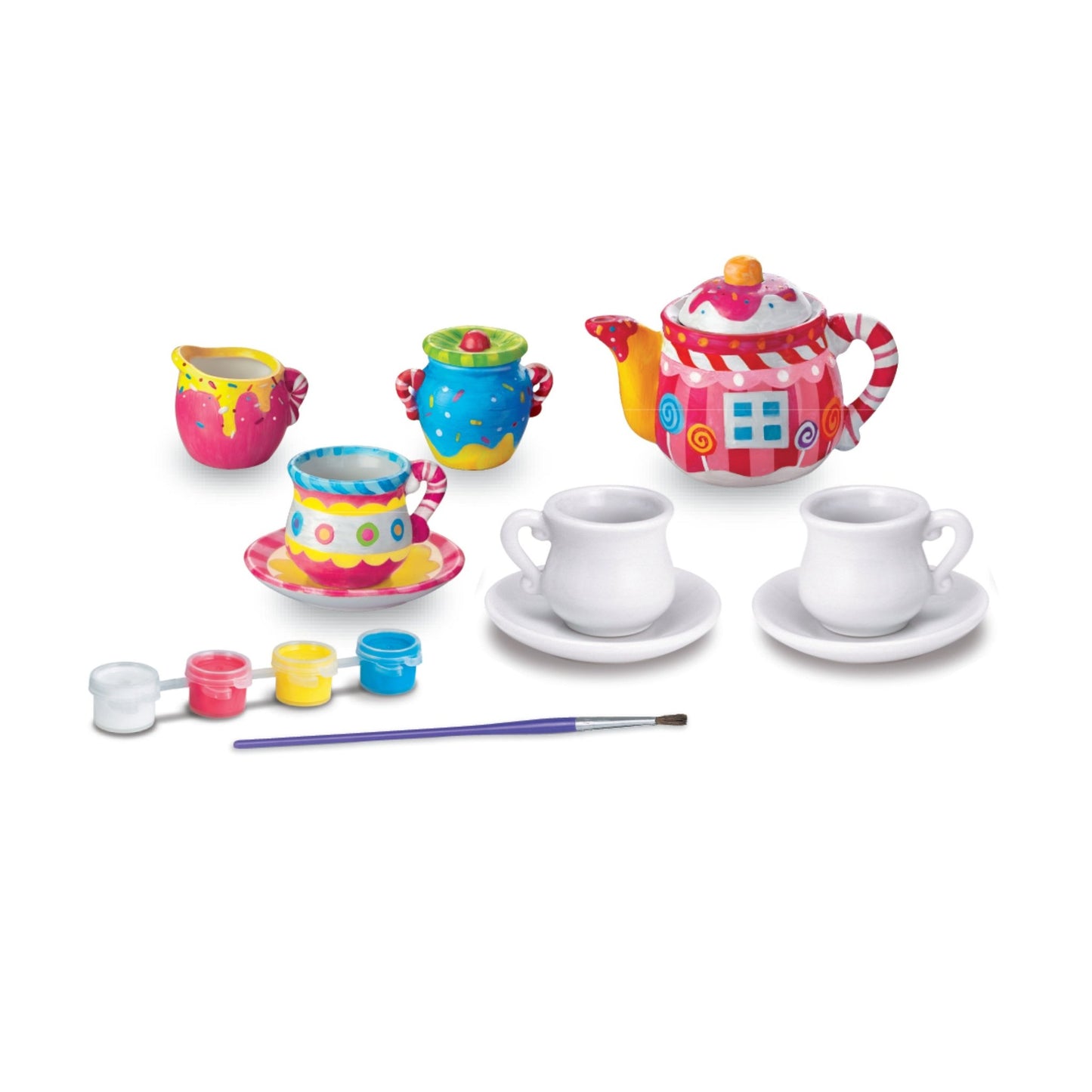 4M Tea Set Painting Kit - Premium for Kids in Qatar | Toysaro.com