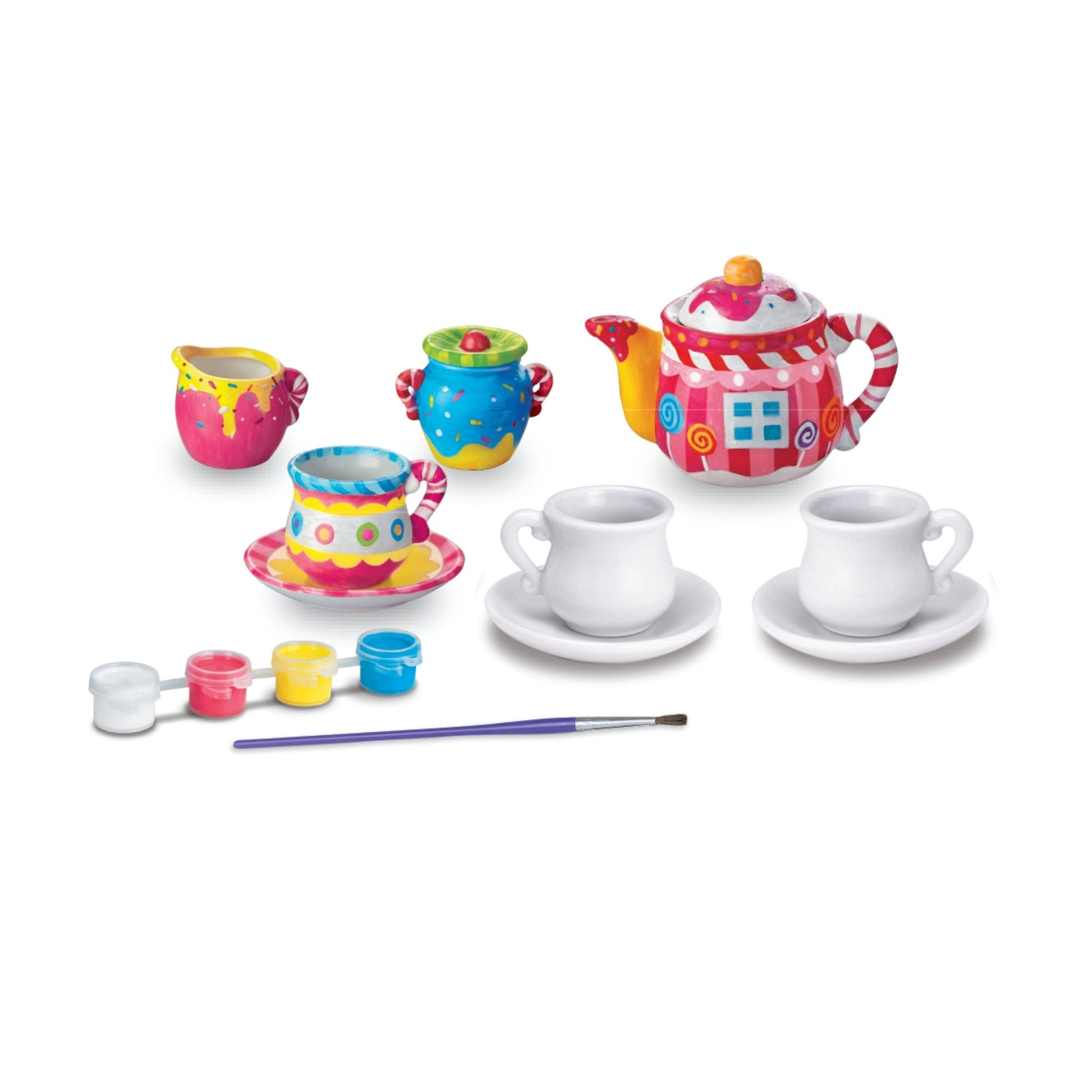 4M Tea Set Painting Kit - Premium for Kids in Qatar | Toysaro.com