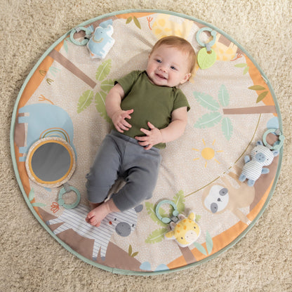 Ingenuity™ Wonder & Wood™ Wooden Toy Arch & Play Mat - Premium for Kids in Qatar | Toysaro.com