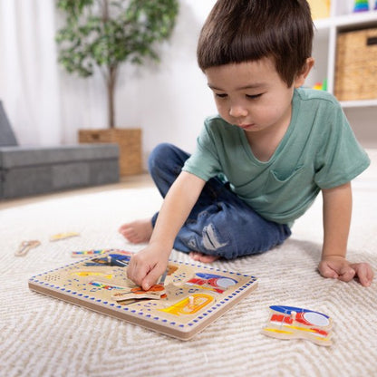 Melissa and Doug Musical Instruments Sound Puzzle - Premium for Kids in Qatar | Toysaro.com