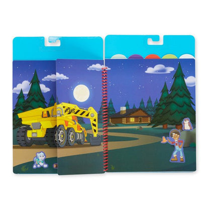 Melissa and Doug Paw Patrol Restickable Stickers Flip - Flap Pad - Ultimate Rescue - Premium for Kids in Qatar | Toysaro.com
