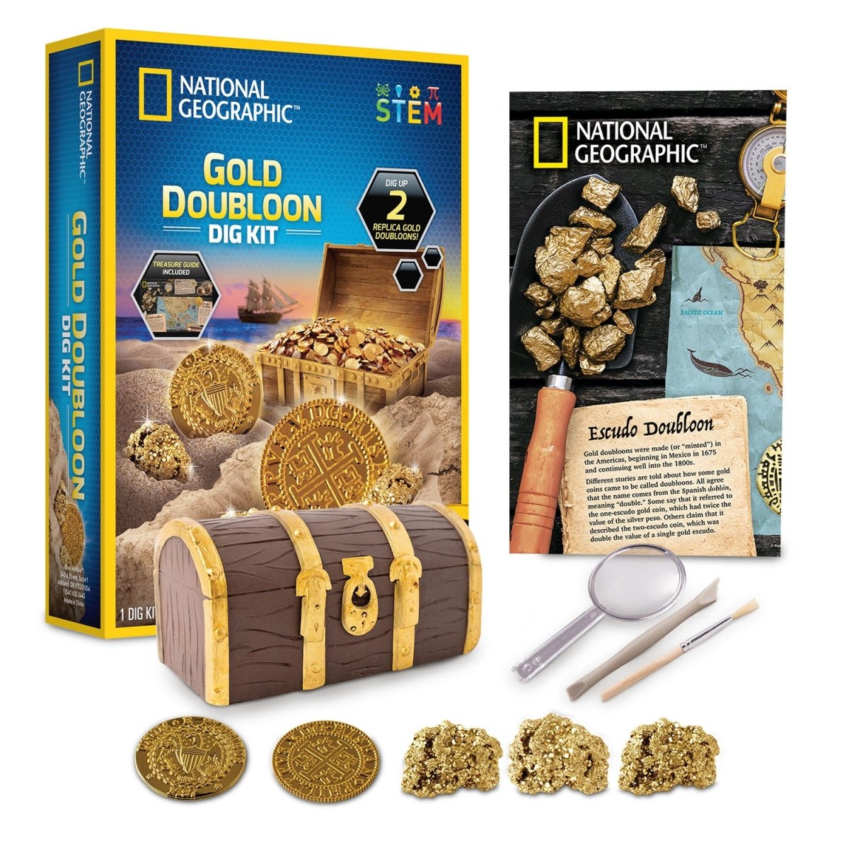 NG GOLD DOUBLOON DIG KIT - Premium for Kids in Qatar | Toysaro.com