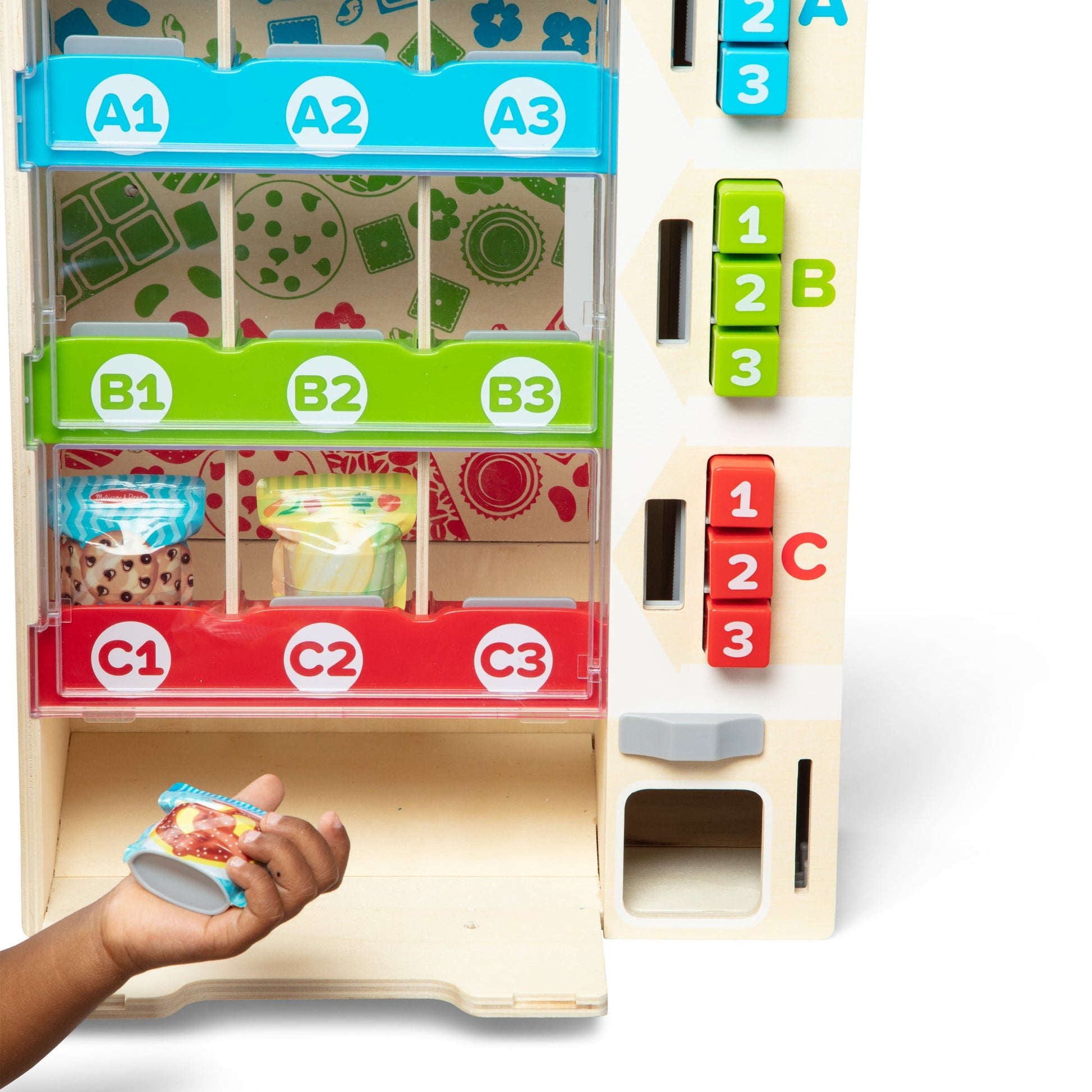 Melissa and Doug Sort, Stock, Select Wooden Vending Machine Play Set - Premium for Kids in Qatar | Toysaro.com