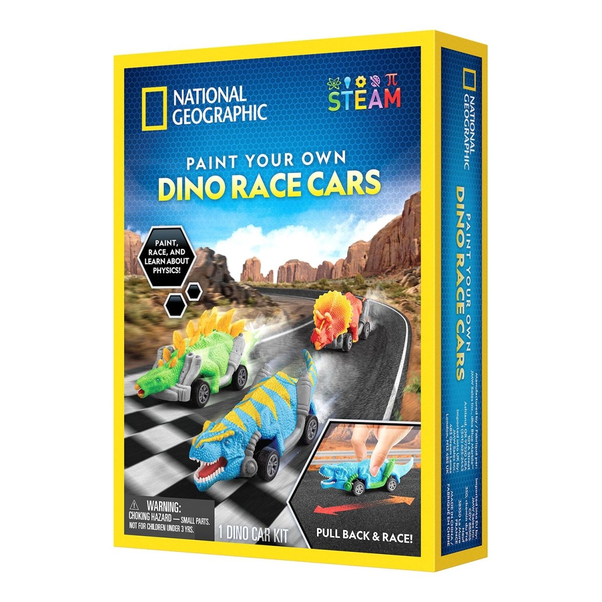 NG PAINT YOUR OWN DINO RACE CARS - Premium for Kids in Qatar | Toysaro.com