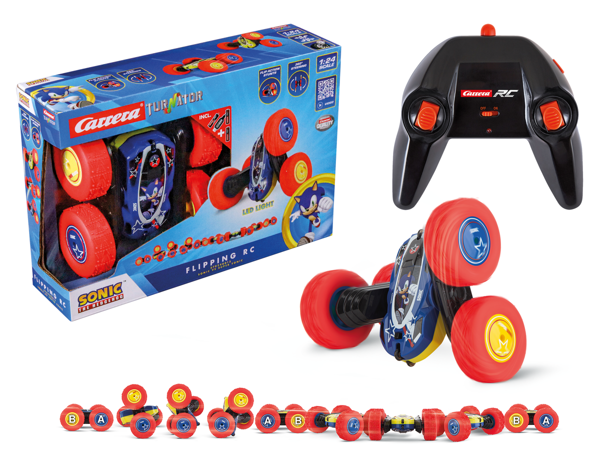 RC FLIPPING RC SONIC VS SUPER SONIC - Premium for Kids in Qatar | Toysaro.com