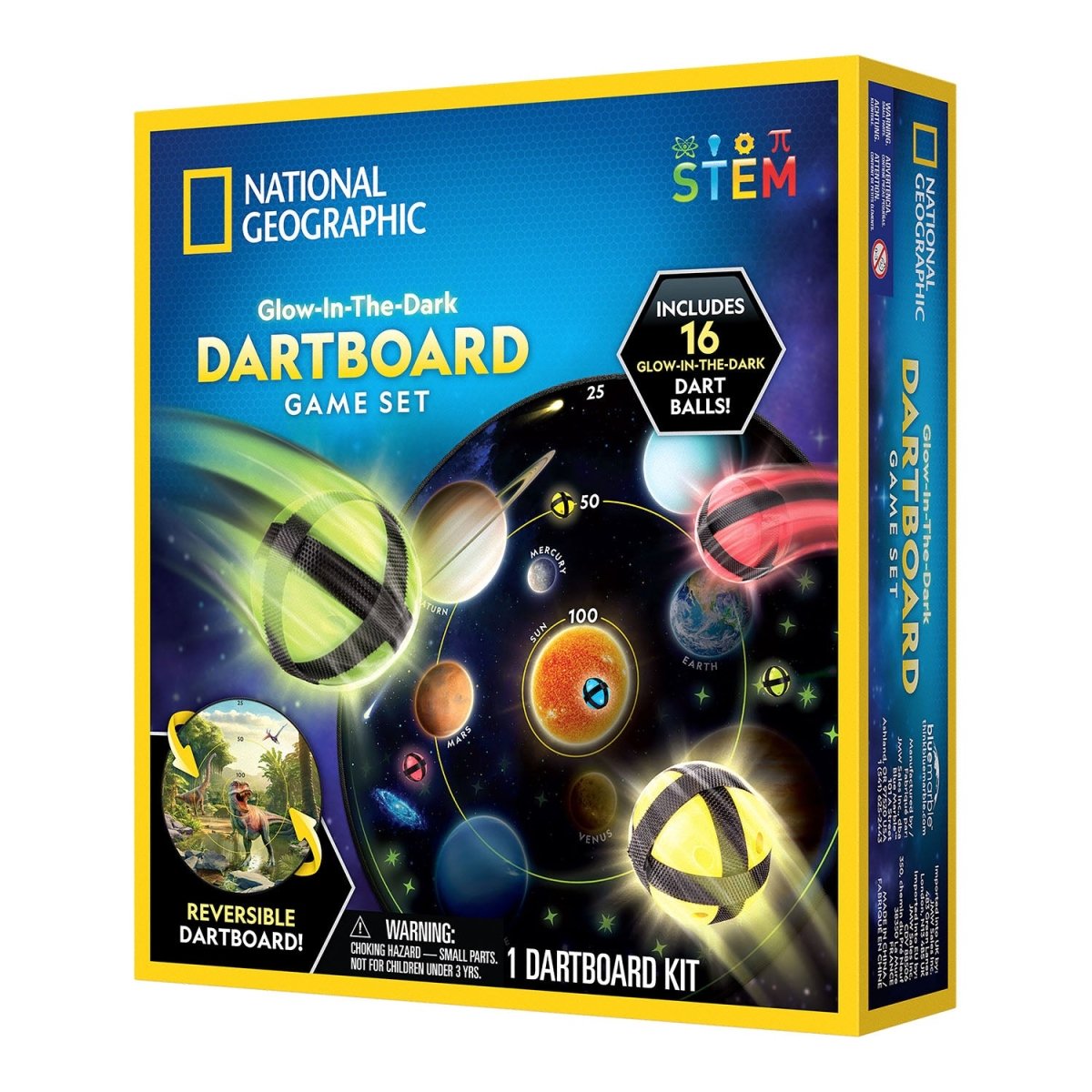 NG GLOW - IN - THE - DARK DARTBOARD GAME SET - Premium for Kids in Qatar | Toysaro.com
