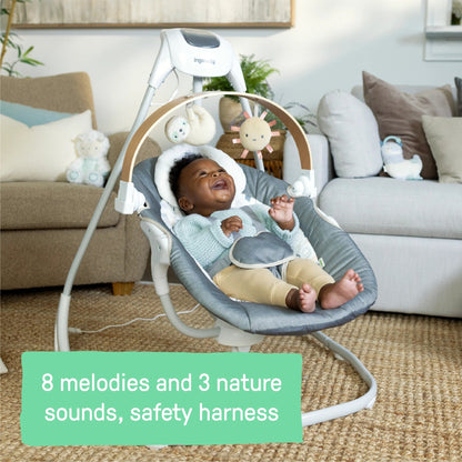 Ingenuity™SimpleComfort™ Compact Soothing Swing - Parker™ - Premium for Kids in Qatar | Toysaro.com