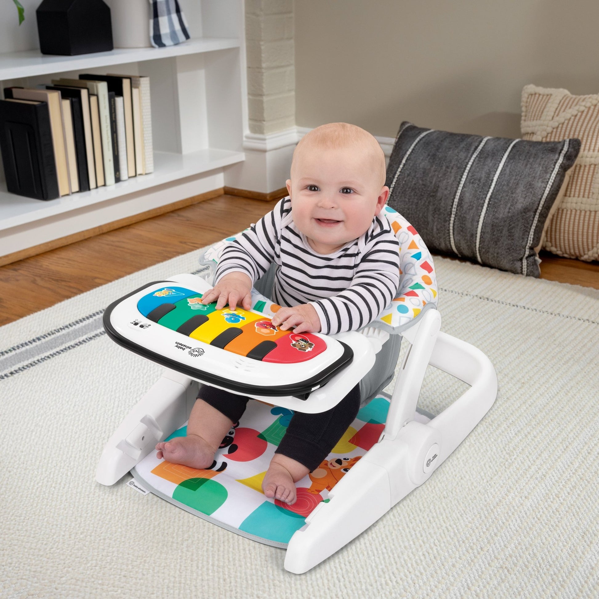Baby Einstein™ Tappin' Tunes™ Learn - to - Sit™ 4 - in - 1 Sit - Up Floor Seat - Premium for Kids in Qatar | Toysaro.com