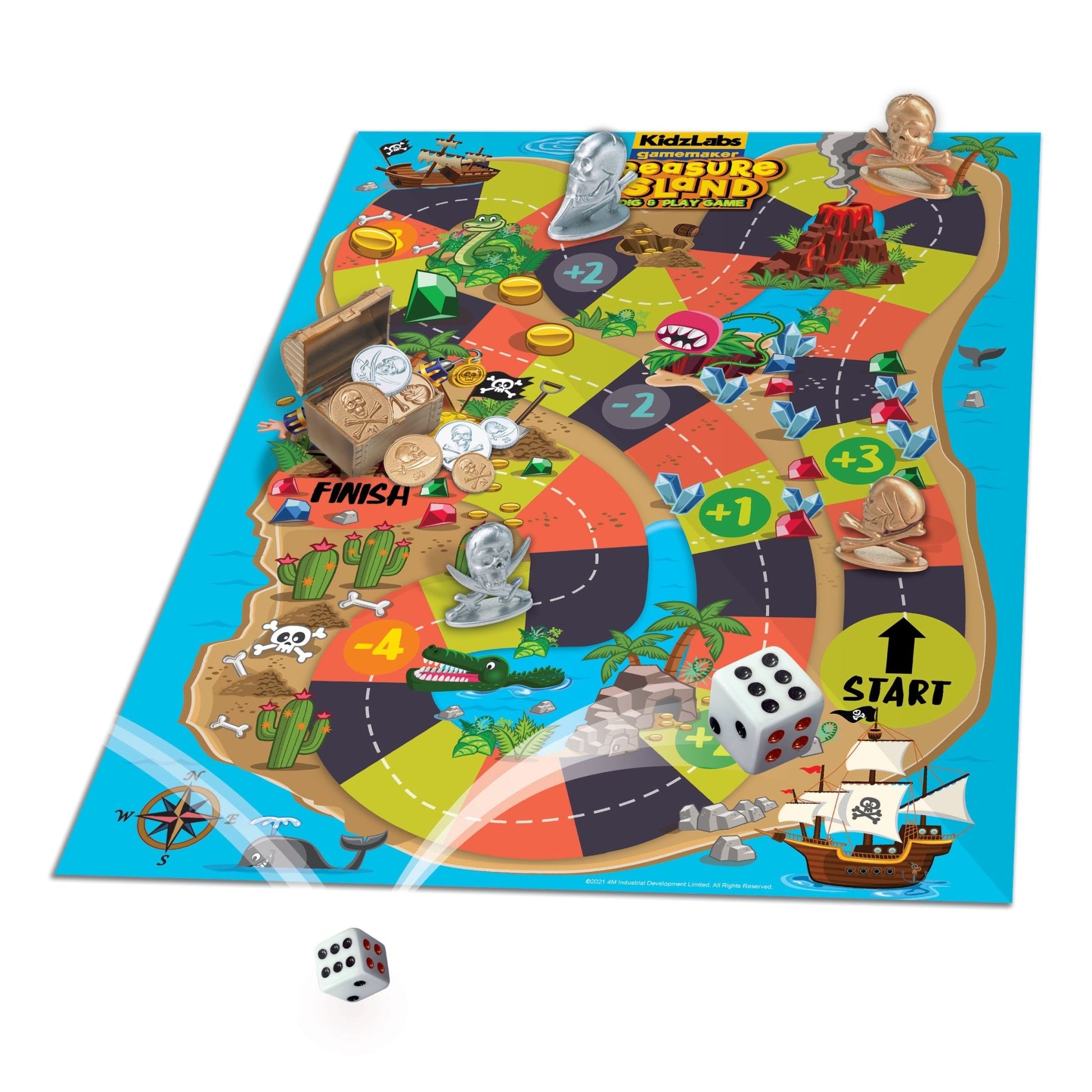 Treasure Island Dig & Play Game - Premium for Kids in Qatar | Toysaro.com