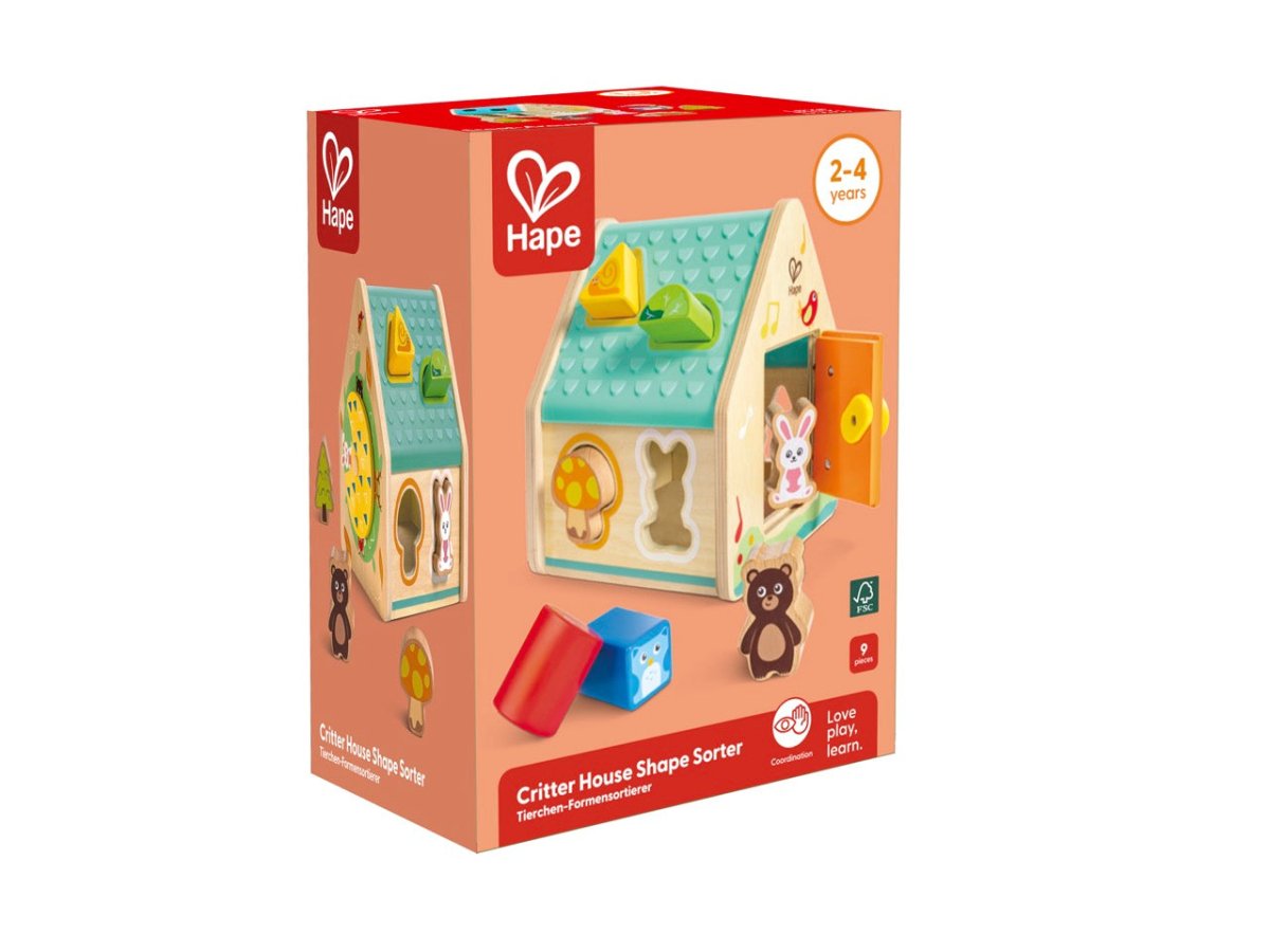 Critter House Shape Sorter - Premium for Kids in Qatar | Toysaro.com