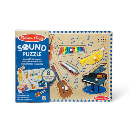 Melissa and Doug Musical Instruments Sound Puzzle - Premium for Kids in Qatar | Toysaro.com