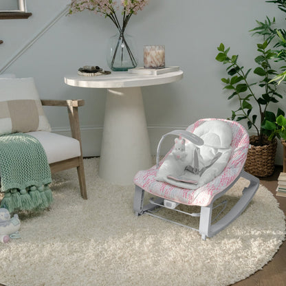 Ingenuity™ Keep Cozy™ 3 - in - 1 Grow with Me™ Bounce & Rock Seat - Lily™ - Premium for Kids in Qatar | Toysaro.com