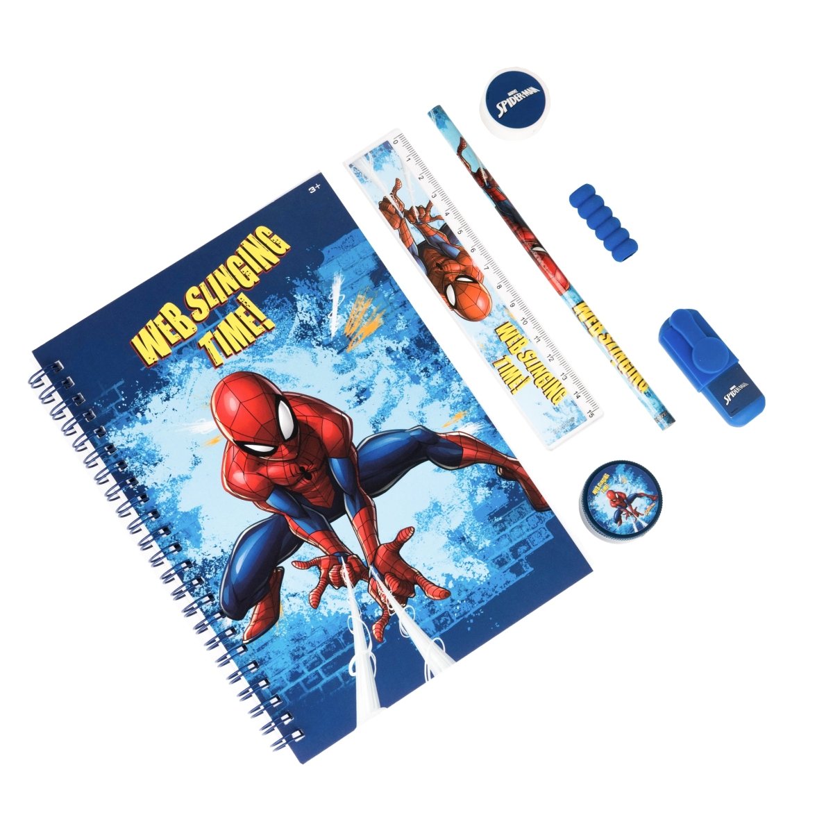 Marvel Spiderman Web Sling Action 6in1 Box Set 18" - Premium for Kids in Qatar | Toysaro.com