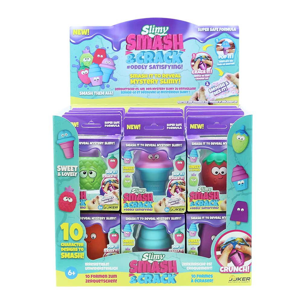 SLIMY SMASH and CRACK ASSORTMENT - Premium for Kids in Qatar | Toysaro.com
