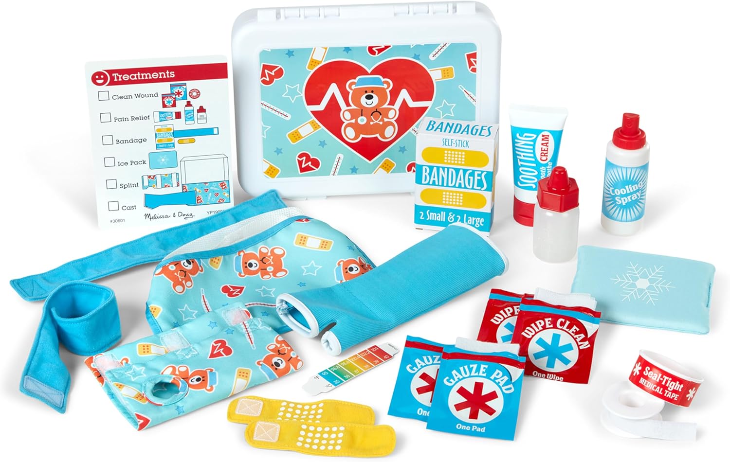 Melissa and Doug Get Well First Aid Kit Play Set - Premium for Kids in Qatar | Toysaro.com