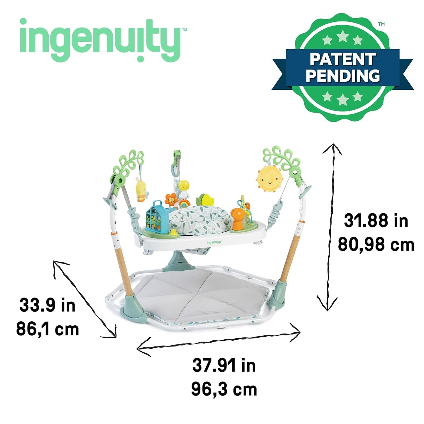 Ingenuity™ Tummy to Toes™ 6 - in - 1 Milestones Center - Premium for Kids in Qatar | Toysaro.com