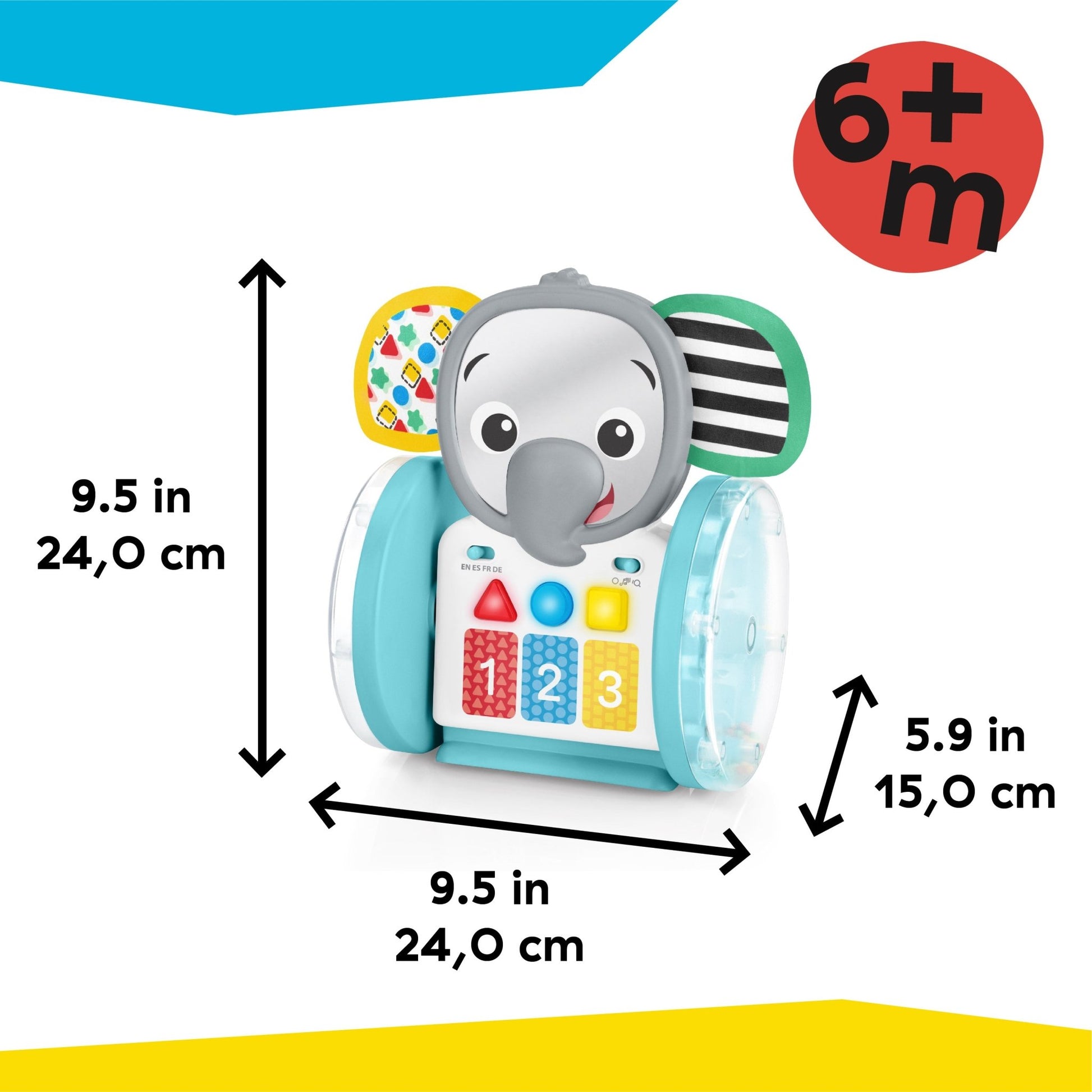 Baby Einstein Chase & Tap Earl™ Interactive Crawling Toy - Premium for Kids in Qatar | Toysaro.com