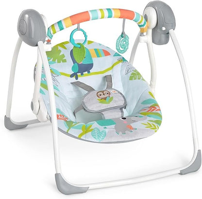 Bright Starts Rainforest Vibes Portable Swing - Premium for Kids in Qatar | Toysaro.com